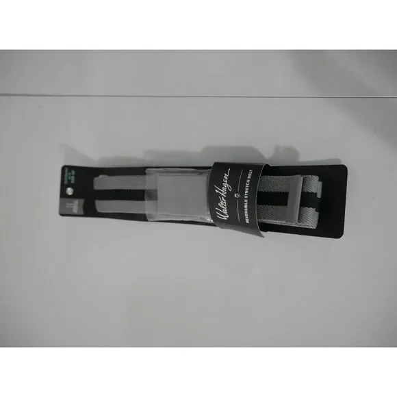 Walter Hagen Men's Reverse Stretch Golf Belt Gray and Black - Picture 2 of 5